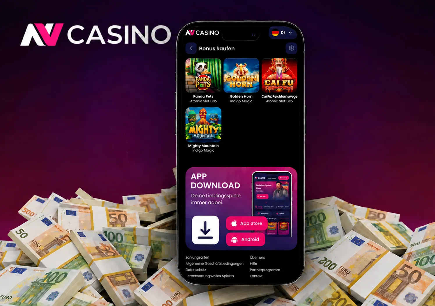 Nv casino de aktionen